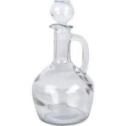 Clayre & Eef Decoratie Fles 400 ml Transparant Glas