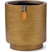Vaas cilinder Retro 15x17 goud