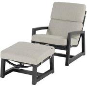 Gio relax lounge chair plus footstool