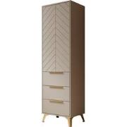 Meubella Kledingkast Xiano - Beige - 53 cm