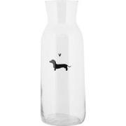 Clayre & Eef Karaf 1000 ml Transparant Glas Teckel