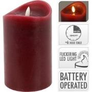 Led Candle 90X150 mm Dark Red