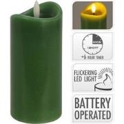 Led Candle 70X150 mm Oliv Green