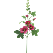 Alcea spray old pink 102 cm kunstbloem