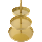 OTIX Etagere - 3 Laags - Serveertoren - Serveerschaal - Goud - Metaal ...