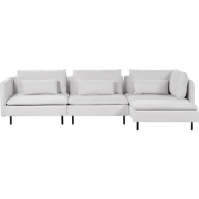 Beliani EGERIS - Modulaire Sofa-Grijs-Polyester