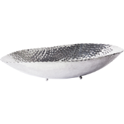 Beliani IBRASH - Decoratieve schaal-Zilver-Aluminium