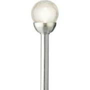 LED solar bol glas crackle i