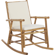 Beliani FRIGOLE - Fauteuil-Lichte houtkleur-Bamboehout