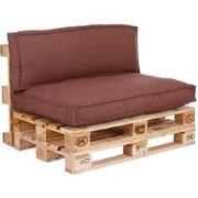 Palletkussen Set Salvador Bordeaux