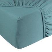 DoubleDry Hoeslaken Jersey 100% Katoen - Eenpersoons 90x200 cm - Zacht...