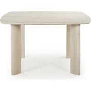 Eettafel Vierkant 130cm - Naturel Mangohout - Sieb