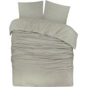 DoubleDry Dekbedovertrek Flanel 100% Zacht Katoen - Eenpersoons 140x20...