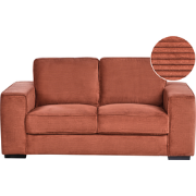 Beliani VIKRAN - Tweezitsbank-Bruin-Corduroy