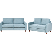 Beliani MARE - Zitgroep-Blauw-Polyester