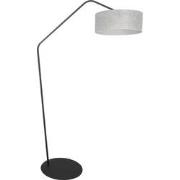 Anne Lighting - vloerlamp - ZigZag - zilver zwart - metaal - booglamp ...