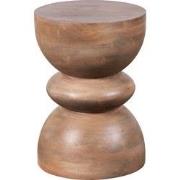 Lewis & Loft Bijzettafel Luis - FSC® mangohout - Rond ?35 - Bruin