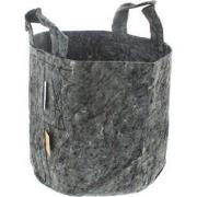 Root Pouch grijs met handvat 10 stuks 3,8L Dia.15x19 cm