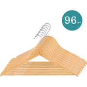 Nordix Kledinghangers - Set 96 stuks - Hout - Kleerhangers