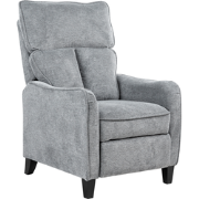 Beliani ROYSTON - TV-fauteuil-Grijs-Polyester