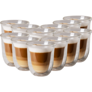 OTIX Dubbelwandige Glazen - Koffie - Koffietassen - Transparant - 12 s...