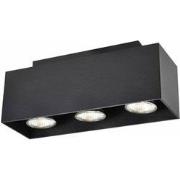 KUBO zwart 3x 5W LED GU10 dimbaar incl.