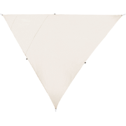 Beliani LUKKA - schaduwdoek-Wit-Polyester