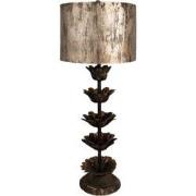 Clayre & Eef Tafellamp Ø 30x81 cm Bruin IJzer Bureaulamp