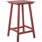Beliani ADIRONDACK - Tuintafel-Rood-Synthetisch materiaal