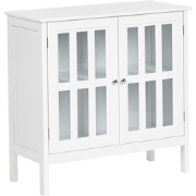 Beliani MIRAM - Vitrinekast-Wit-MDF