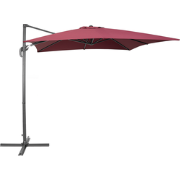 Beliani MONZA - Cantilever parasol-Rood-Polyester