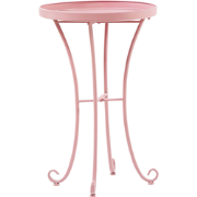 Beliani CAVINIA - Ronde tafel-Roze-IJzer