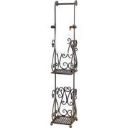 Clayre & Eef WC Rol houder  97 cm Bruin Ijzer Rechthoek Toiletrolhoude...