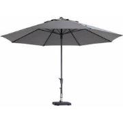 Stokparasol Timor dia. 400 cm light grey zonwering