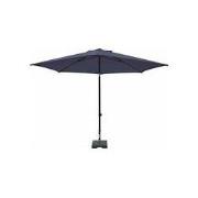 Stokparasol corsica push-up 200x250cm polyester sfr blue grade 6 zonwe...