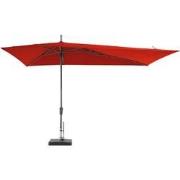 Asymetriq sideway brick red stokparasol 360 x 220 cm zonwering