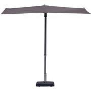 Stokparasol Sun wave 300 cm Polyester taupe zonwering