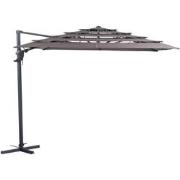 Zweefparasol Monaco open air Zijwaarts Kantelbaar 300x300 cm polyester...