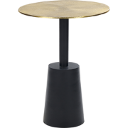 Beliani TANAMI - Bijzettafel-Goud-Aluminium