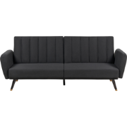 Beliani VIMMERBY - Slaapbank-Zwart-Polyester
