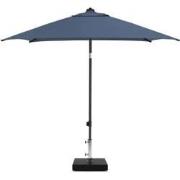 Stokparasol denia push-up 200x200cm polyester sfr blue grade 6 zonweri...