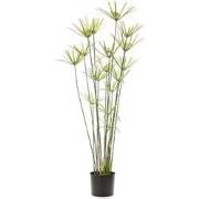 Cyperus 120 cm green kunstbloem zijde nepbloem