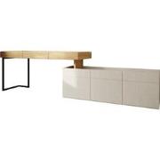 Meubella Bureau Floren - Eiken - 3 lades