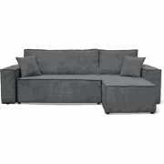 Slaapbank met 3 zitplaatsen en omkeerbare chaise longue L244 cm - ANNA