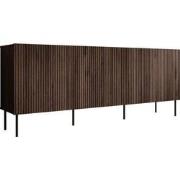 Meubella Dressoir Tartagal - Donkerbruin eiken - 200 cm