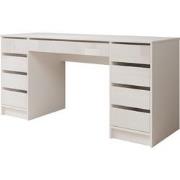 Meubella Bureau Avio 2 - Wit hoogglans - 154 cm