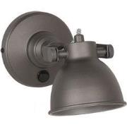 LABEL51 Wandlamp Bow - Grijs - Metaal - M