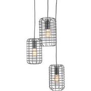 LABEL51 Hanglamp Solido - Zwart - Metaal - 3-Lichts