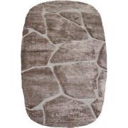 Vloerkleed Macy Bruin - Rounded Corners 160 x 230 cm