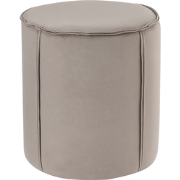Beliani SEDONA - Poef-Beige-Fluweel